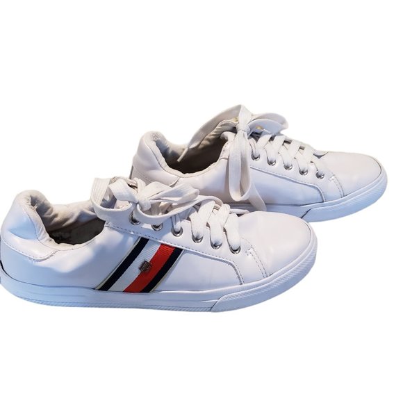 Tommy Hilfiger Wm's Lenka Lace up  Sneakers Size 7.5 - Picture 2 of 9